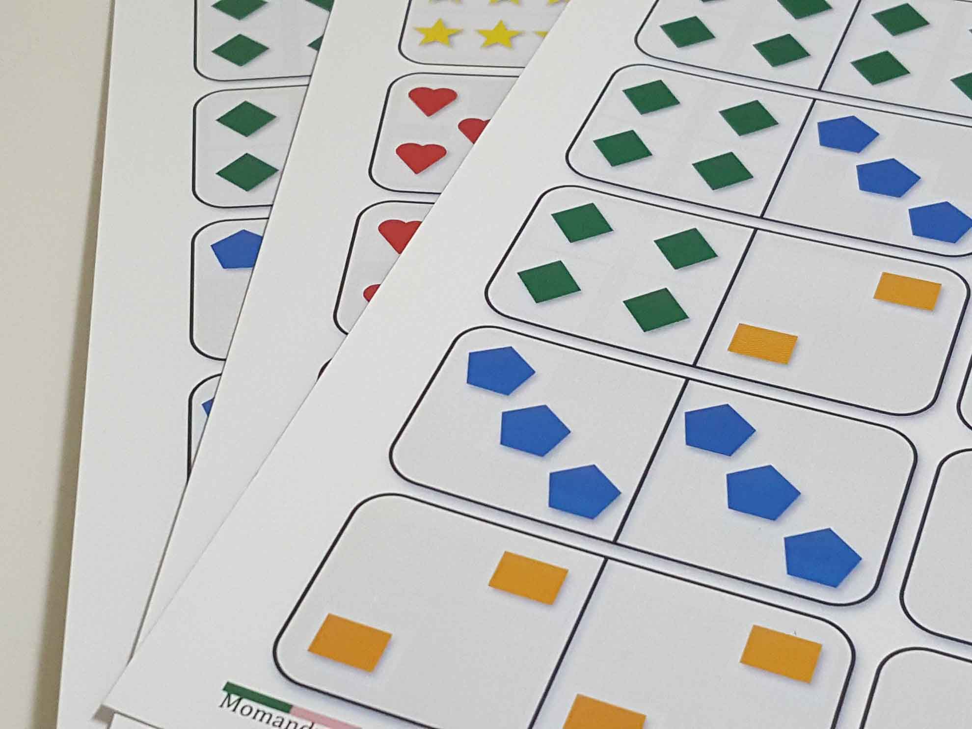 Best 2D Shapes Domino Matching Game – Free Printable