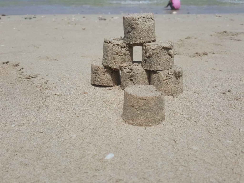 beach sand tower