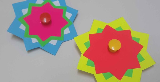 How To Make Fun Easy Paper Spinners For 4 – 6-year-olds